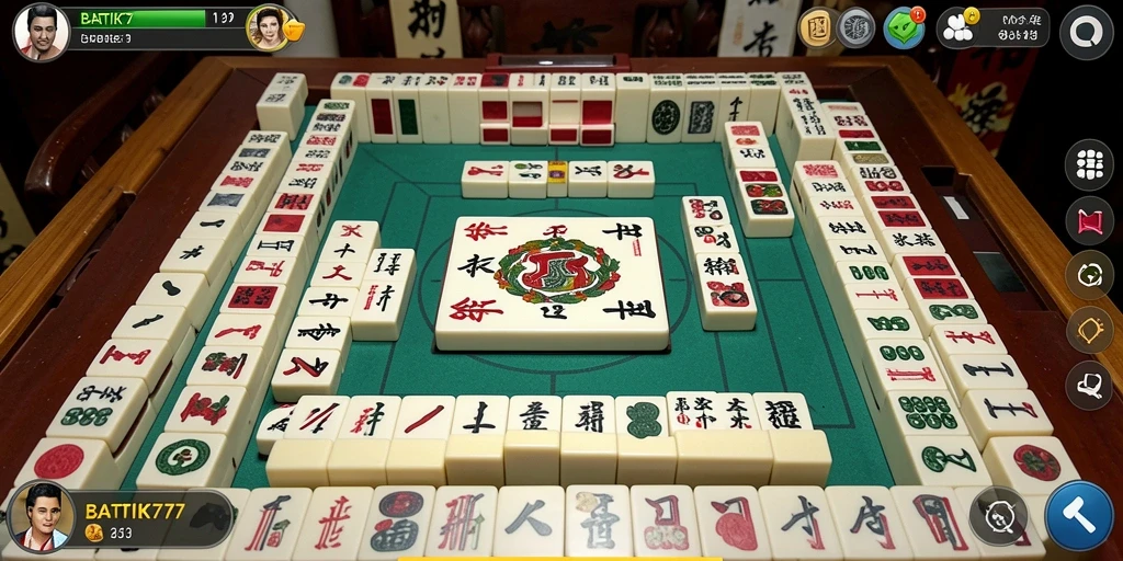 Screenshot BATIK77 menampilkan gameplay Mahjong yang seru dan menantang.