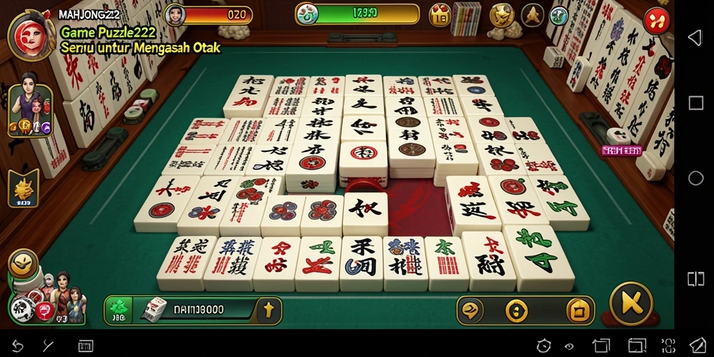 Tampilan menarik dari gameplay <strong>MAHJONG222</strong> yang menantang.