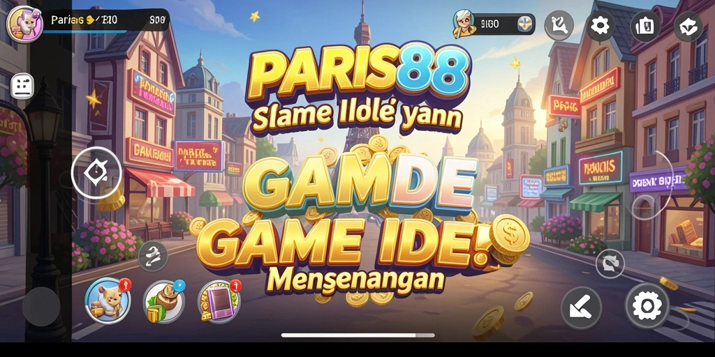 Screenshot PARIS88 menampilkan gameplay Idle yang menarik dan interaktif.