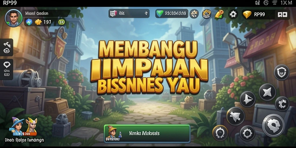 Tampilan screenshot RP99 menampilkan gameplay Tycoon yang menarik.