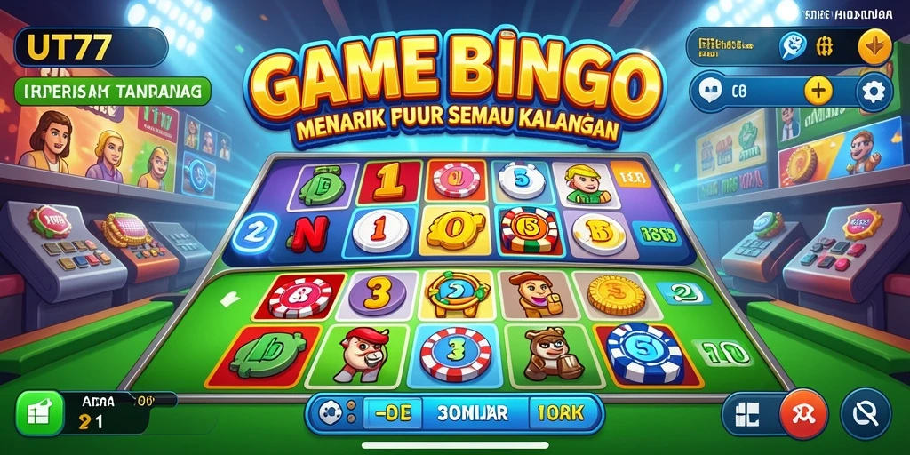 Tampilan gameplay UT77 yang seru dan interaktif dalam permainan Bingo.